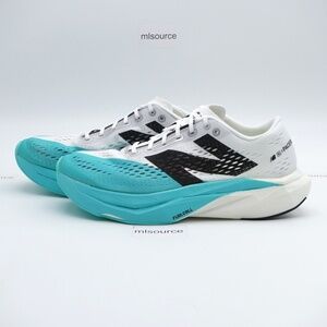 NEW New Balance FuelCell SuperComp Pacer v2 Shoes WFCRRLW2 White/Cyber Jade